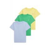 Toddler and Little Boys Cotton Jersey Crewneck T-shirt Pack of 3