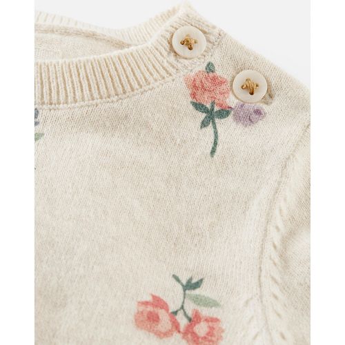 카터스 Baby Girls Organic Cotton Floral Coordinating Shorts Set