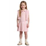 Toddler and Little Girls Mini-Cable Cotton-Blend Polo Dress