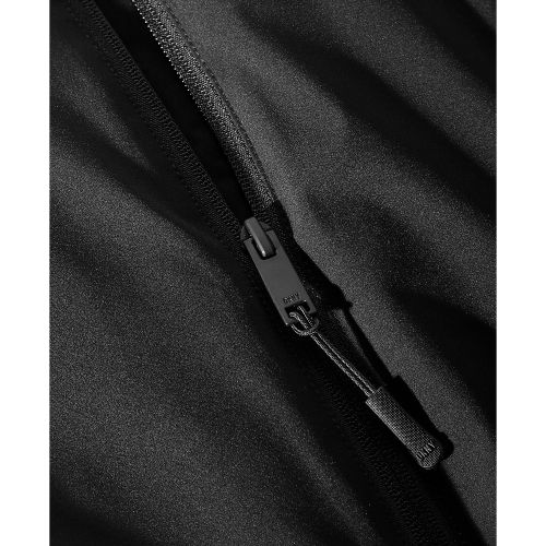 DKNY Mens Stretch Zip-Front Zip-Pocket Bomber Jacket