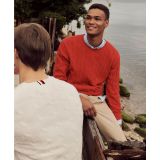Mens Classic Cable Crewneck Sweater