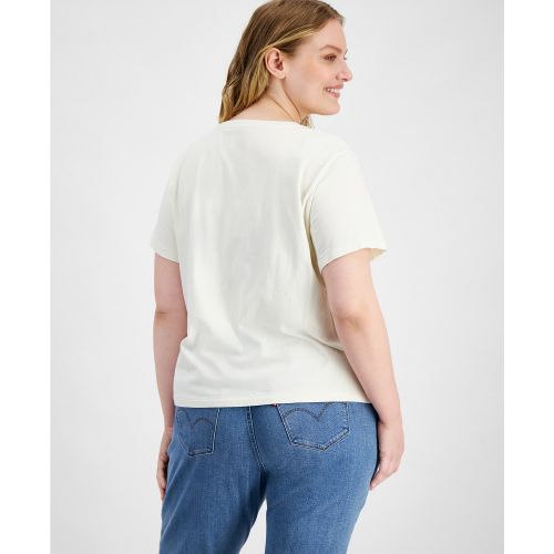 리바이스 Plus Size Graphic Authentic Cotton Short-Sleeve T-Shirt