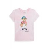Big Girls Polo Bear Tie-Dye Cotton Jersey T-shirt