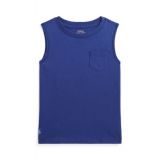 Toddler and Little Boys Cotton Jersey Pocket Tank T-shirt