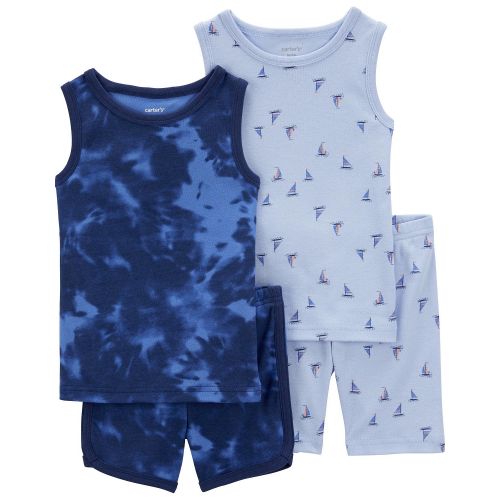 카터스 Toddler Boys Matching Pajama Set 4 Piece Set