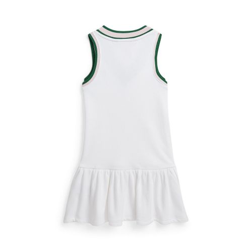 폴로 랄프로렌 Toddler and Little Girls Cricket-Stripe Cotton Terry Dress