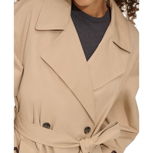 리바이스 Womens Classic Relaxed Fit Belted Trench Coat