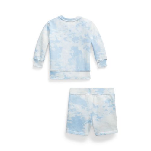 폴로 랄프로렌 Baby Boys Polo Bear Fleece Sweatshirt and Shorts Set