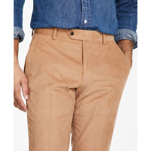 타미힐피거 Mens Modern-Fit Solid Corduroy Pants