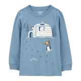 Toddler Boys Polar Bear Igloo Jersey T-shirt
