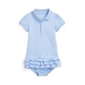 Baby Girls Soft Cotton Polo Dress