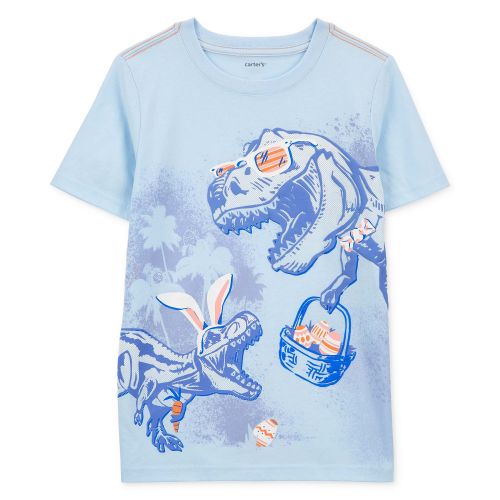 카터스 Big Boys Easter Bunny Dinosaur Jersey T-shirt