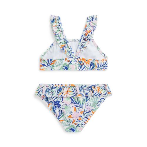 폴로 랄프로렌 Toddler and Little Girls Tropical-Print Two-Piece Swimsuit