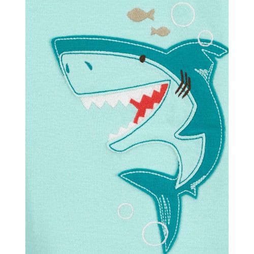 카터스 Toddler Boys Shark Snug Fit Cotton Pajama 4 Piece Set