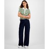 Womens Solid Festival Cargo Pants