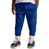 Toddler and Little Boys Ombre-Logo Double-Knit Jogger Pants
