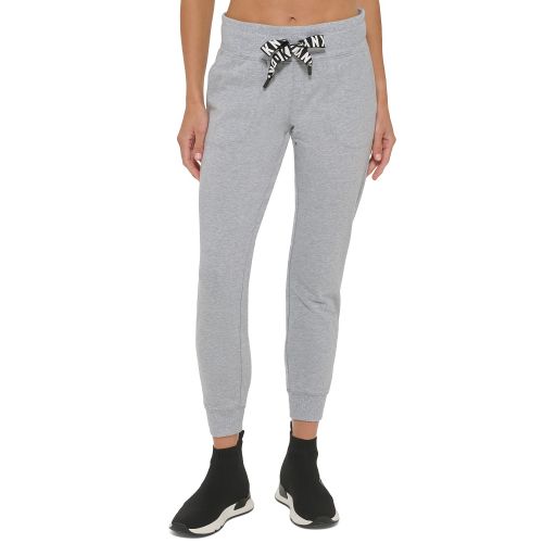 DKNY Womens Logo-Drawstring Jogger Pants