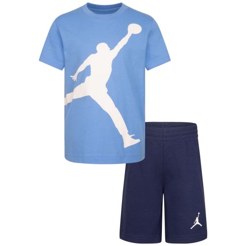 조던 Little Boys Jumbo Jumpman T-shirt and Shorts 2 Piece Set