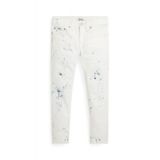 Toddler and Little Girls Paint-Splatter Tompkins Skinny Jeans