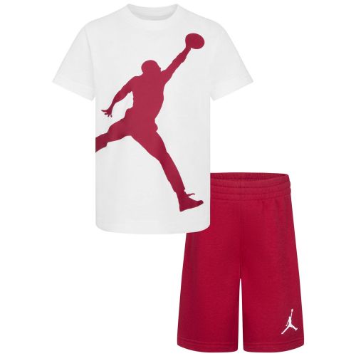 조던 Little Boys Jumbo Jumpman T-shirt and Shorts 2 Piece Set