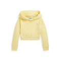 Toddler and Little Girls Terry Boxy Long Sleeves Hoodie