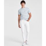 Mens Slim-Fit Tapered White Jeans
