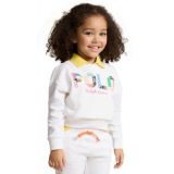 Toddler and Little Girls Mixed-Logo Terry Sweatshirt