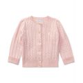 Baby Girls Cable-Knit Cotton Cardigan