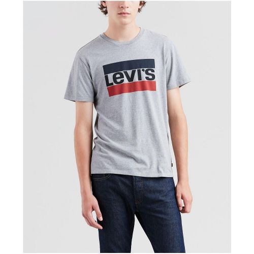 리바이스 Mens Sportswear Logo Graphic Crewneck T-shirt