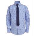2-Pc. All-Over Dot Print Shirt & Tie Set Big Boys