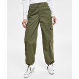 Womens 94 Baggy Cotton High Rise Cargo Pants in Long Length