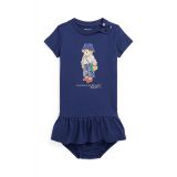 Baby Girls Polo Bear Jersey T Shirt Dress