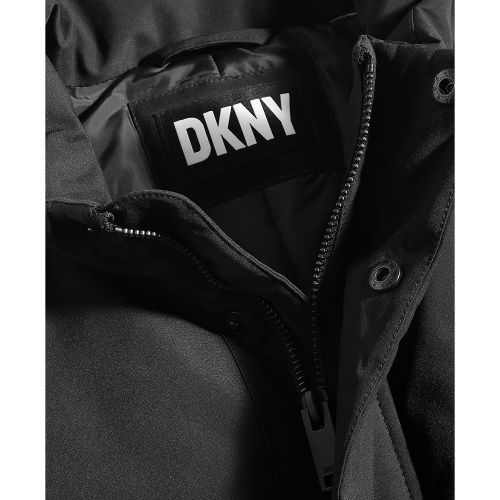 DKNY Mens 3/4-Length Full-Zip Traveler Jacket