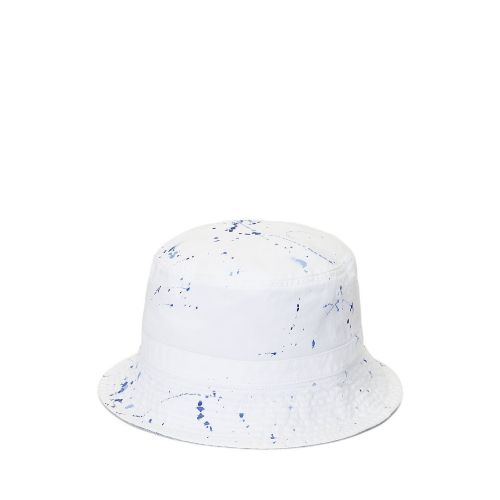 폴로 랄프로렌 Big Boys Paint-Splatter Polo Bear Bucket Hat