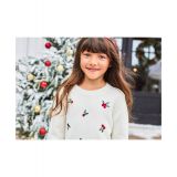Big & Little Girls Holly Cotton Knit Sweater