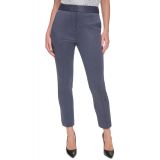Womens Pintucked Front Ankle Pants