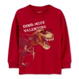 Toddler Boys Dino-Mite Printed Long-Sleeve T-Shirt