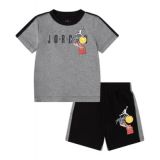Toddler Boys Patch T-shirt and Shorts 2-Piece Set