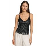 Womens Striped Knit Camisole