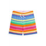 Toddler and Little Boys Striped Spa Terry Shorts