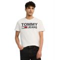 Tommy Hilfiger Mens Lock Up Logo Graphic T-Shirt