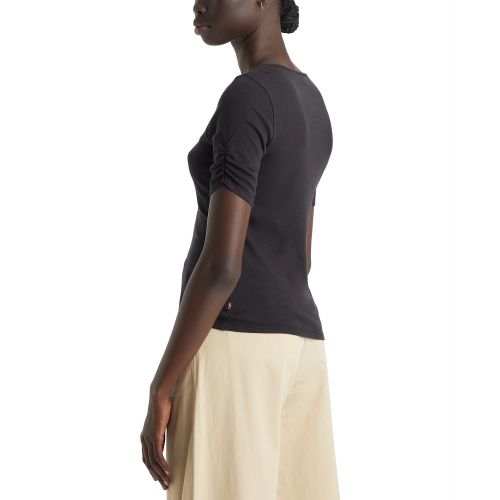 리바이스 Womens Cotton Infinity Short-Sleeve Ballet Top