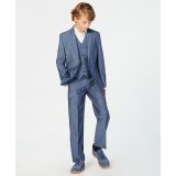 Big Boys Slim-Fit Plain-Weave Suit Jacket