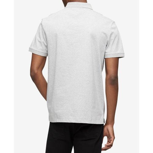  Mens Regular-Fit Smooth Cotton Monogram Logo Polo Shirt