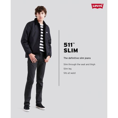 리바이스 Mens 511 Flex Slim Fit Eco Performance Jeans