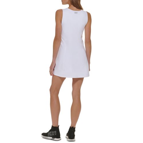 DKNY Womens Balance Round Neck Tennis Dress