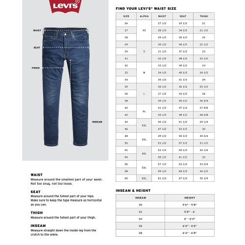 리바이스 Mens 511 Slim-Fit Workwear Utility Pants