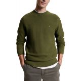 Mens Rectangle Stitch Crewneck Sweater