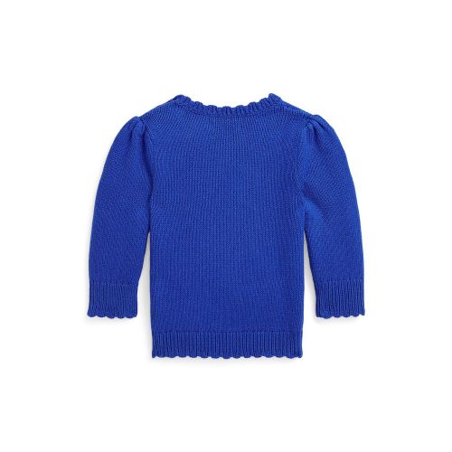 폴로 랄프로렌 Baby Girls Polo Bear Cotton-Cashmere Sweater