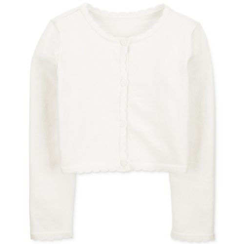 카터스 Toddler Girls Button Front Cardigan Sweater